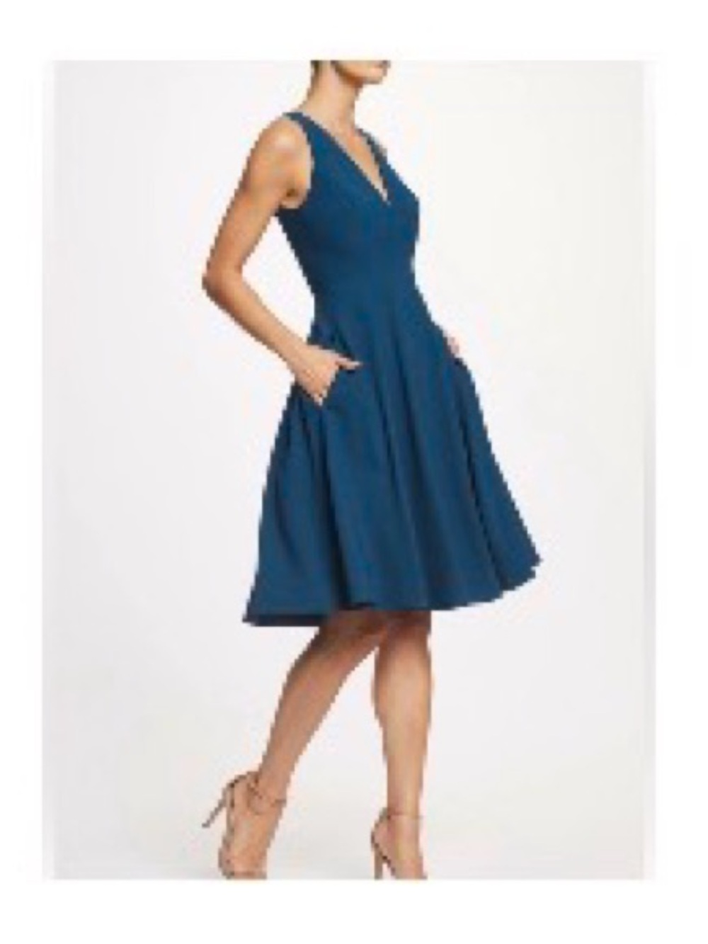 Dress the population blue dress